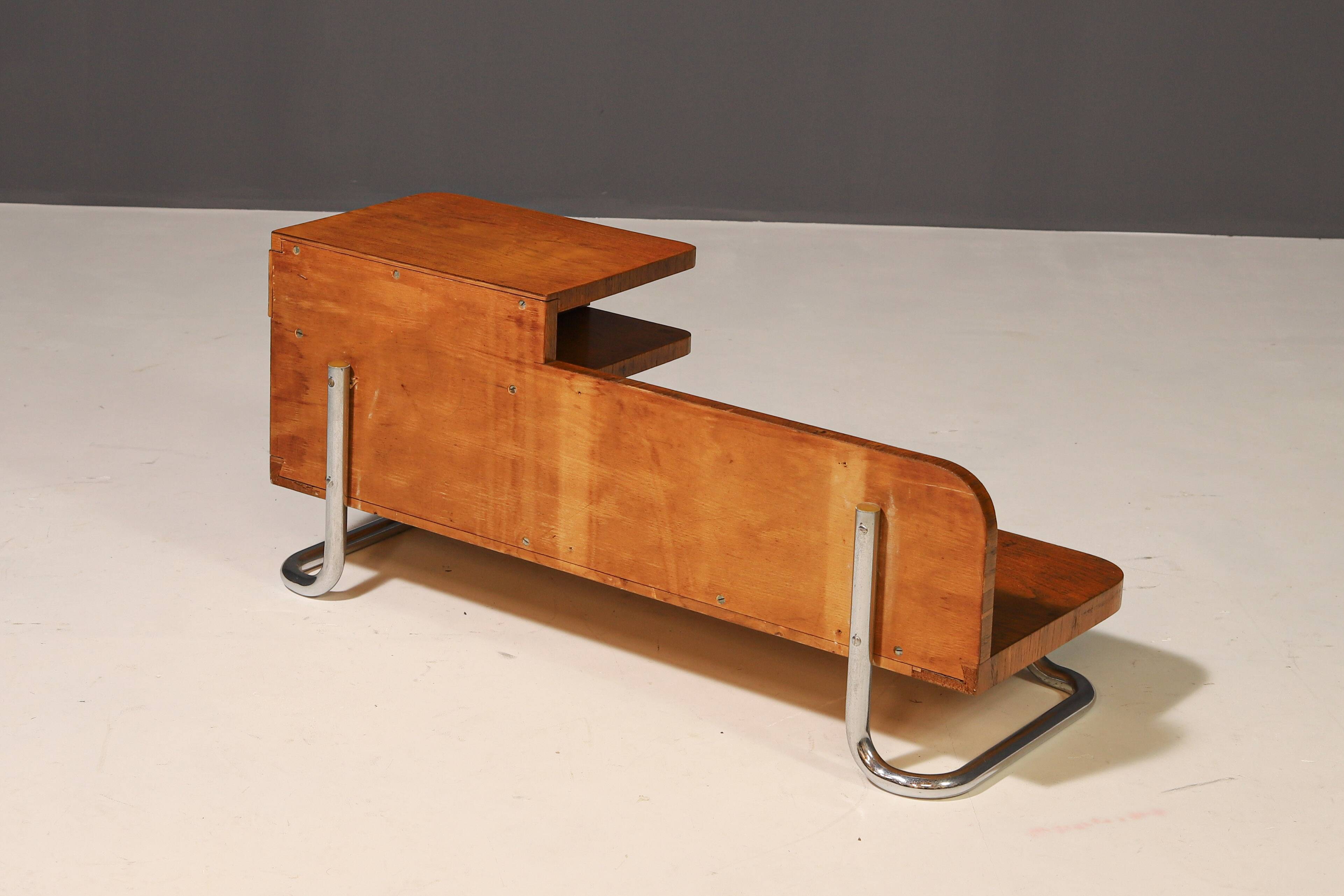 Functionalist Side/Night Table | Kovona, 1940s