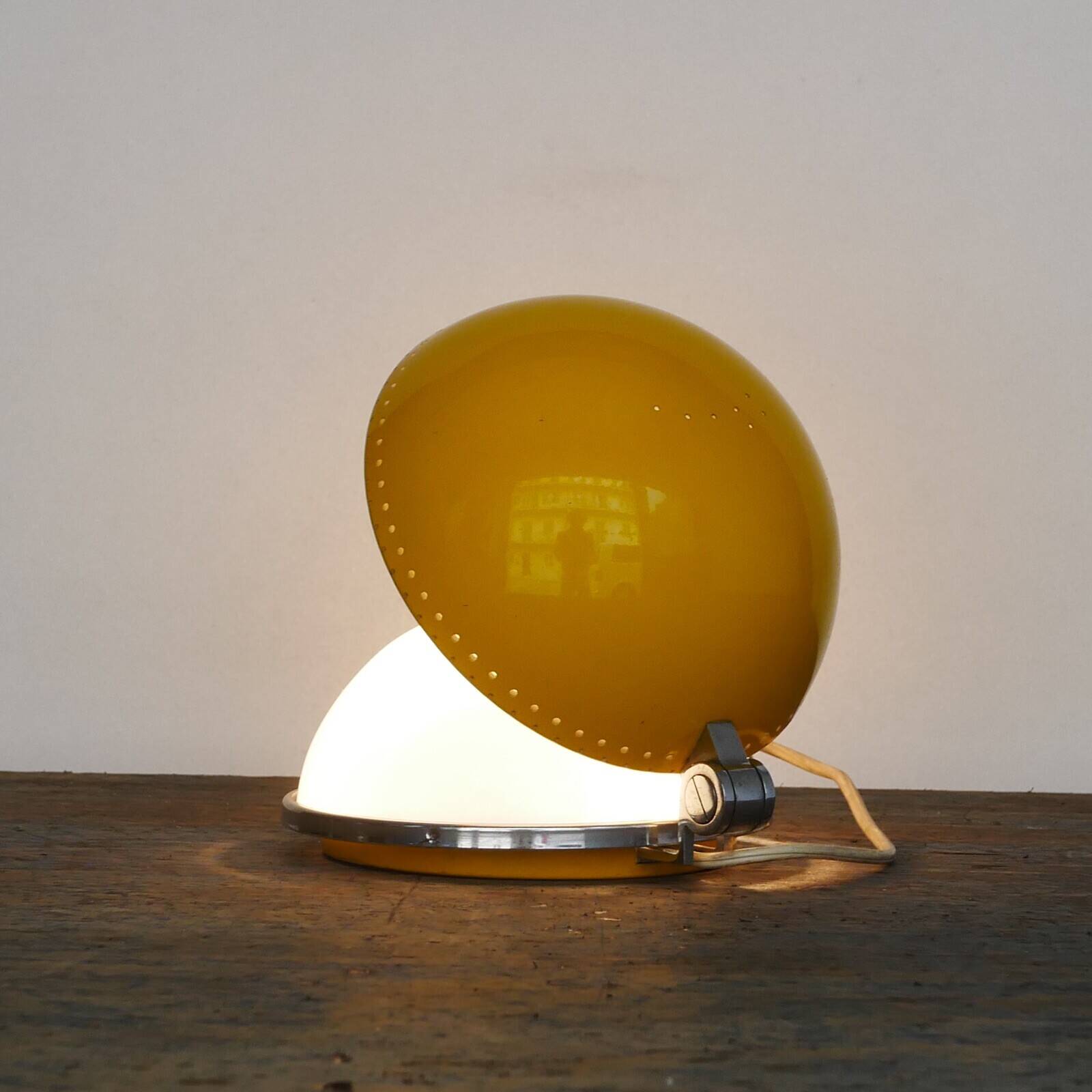 Rare Oyster Table Lamp - 1970s Candle Production - Studio Arké Design