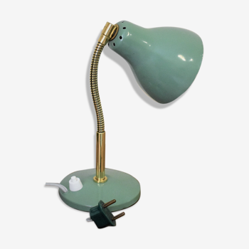 Lampe verte vintage de bureau