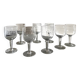 8 verres à vin sur pieds
