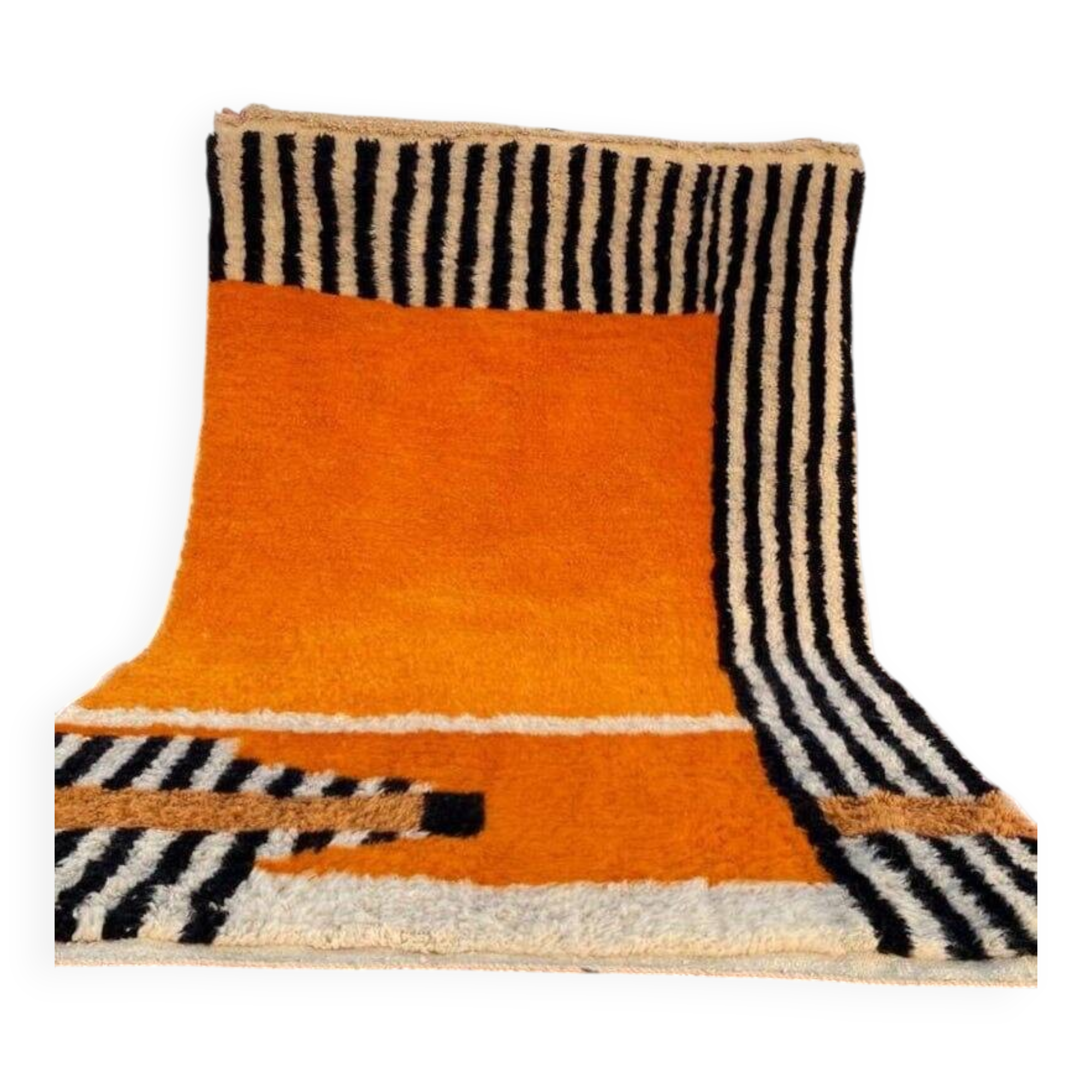 Traditional Moroccan Beni Ouraine Berber rug, size 100 x 200 cm