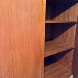 Armoire vintage scandinave en teck massif dressing 1960