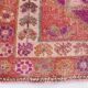 3x12 Vintage Pink & Red Turkish Runner Rug, Super Soft Rug, 86x378Cm