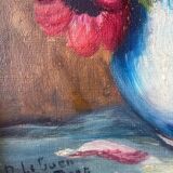Nature morte sur toile