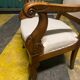 Restoration period armchair with crosses