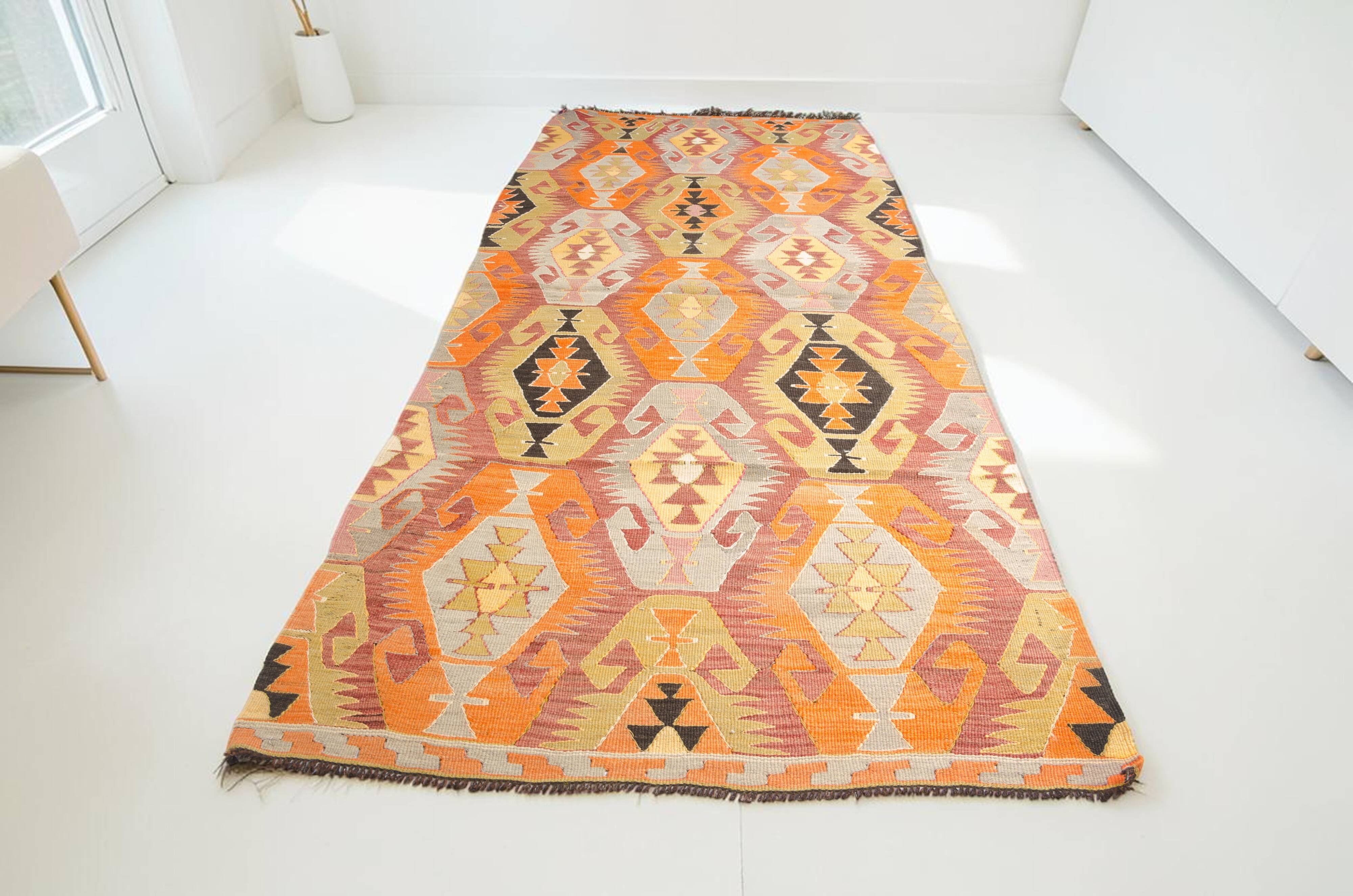 Vintage Anatolian Wool Kilim Rug sku132