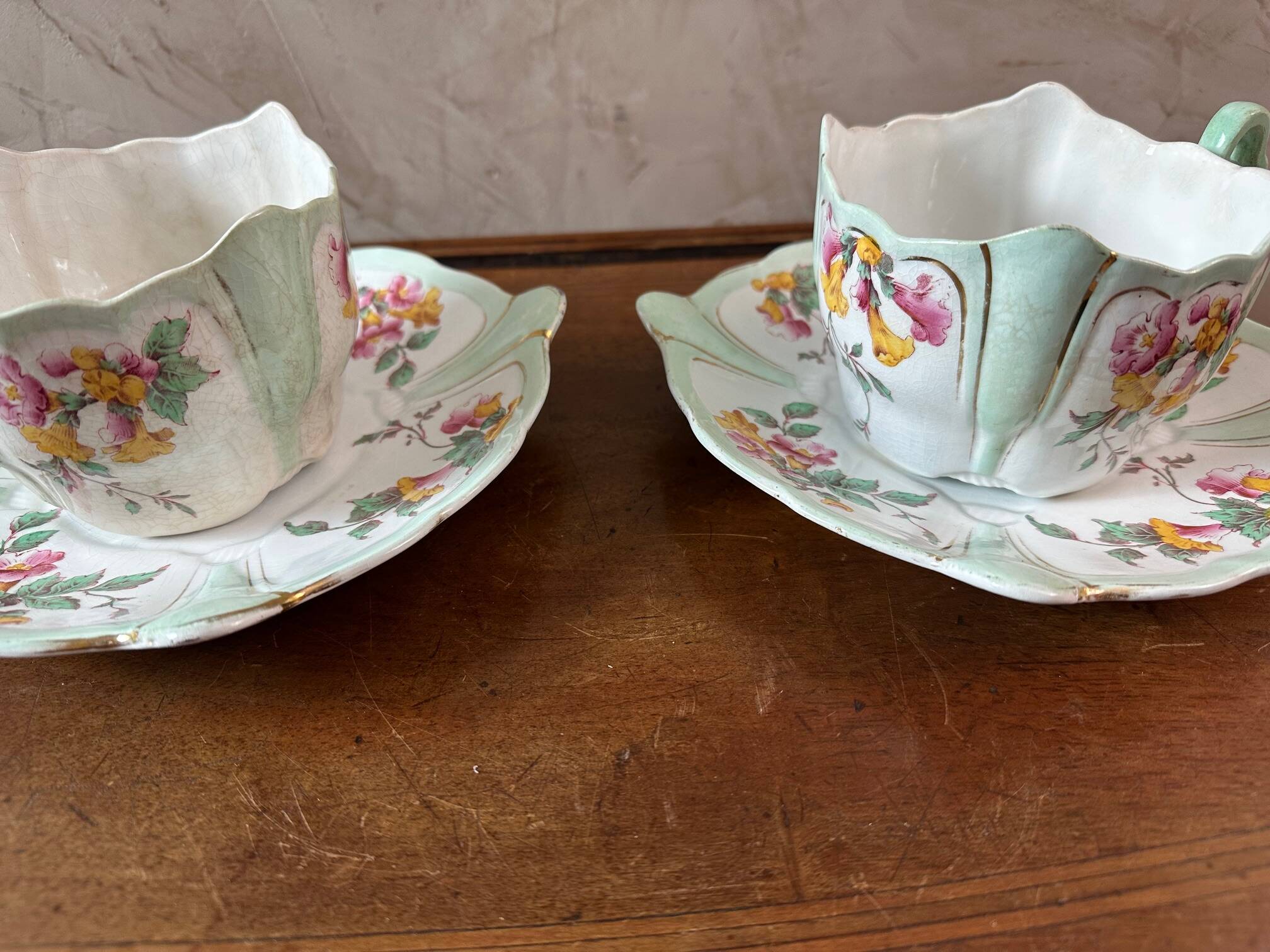 Pair of porcelain lunches