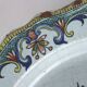 Antique plate in Rouen faience, France, mid-19th century