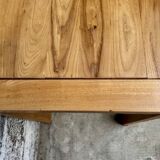 Regain desk in solid elm, 1970s