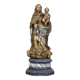 Virgin and Child in alabaster, significant trace of polychromy, Flanders 16th century.