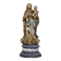 Virgin and Child in alabaster, significant trace of polychromy, Flanders 16th century.