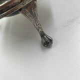 Ashtray in silver metal