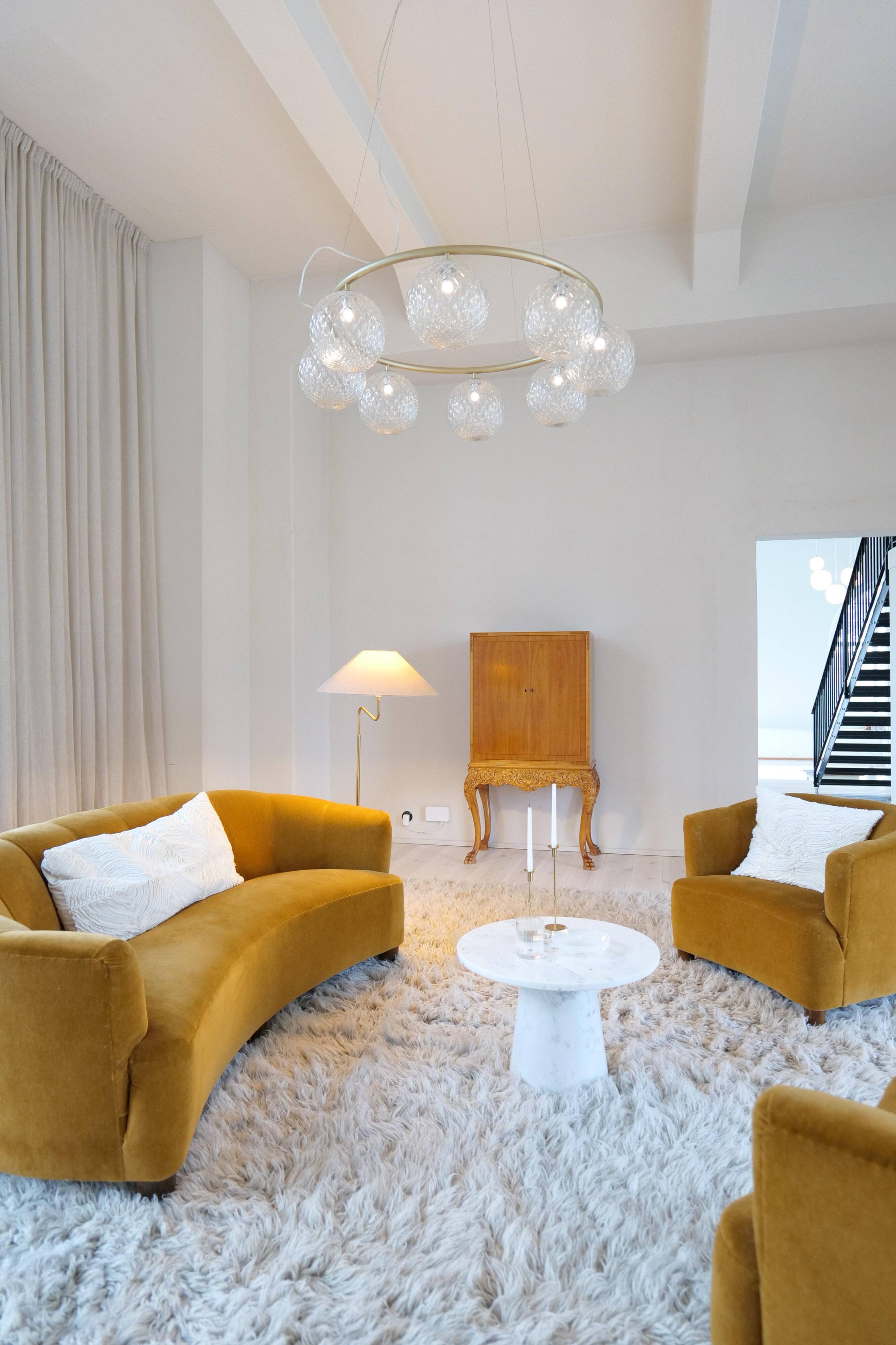 Mid-century modern artisan wardrobe in elm, Sweden, 1940s.