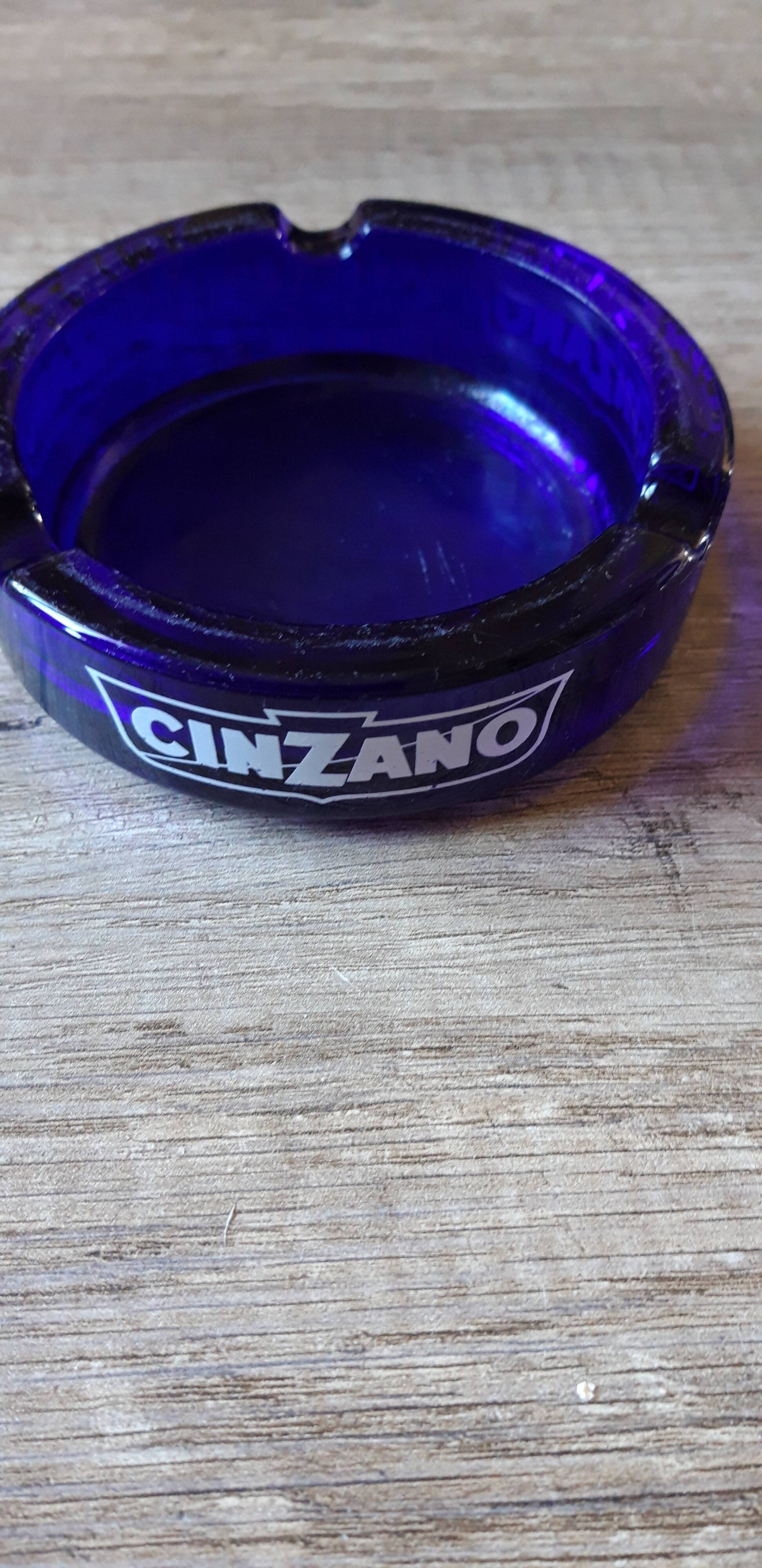 Advertising ashtray cinzano opaline
