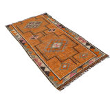 Traditional vintage kurdish herki rug 160 x 87 cm