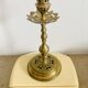 19th-century gilded bronze candlestick