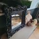 Miroir baroque façon stuc