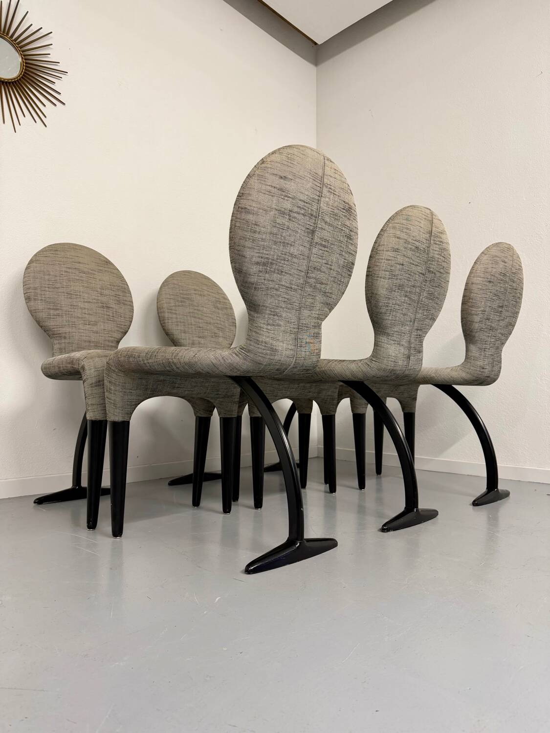 Lot de 6 chaises modèle Fido design Antonio Citterio pour Moroso an 90