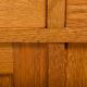 Art Deco Amsterdam School Cabinet Sideboard Oak and Marble, 1930s Netherlan