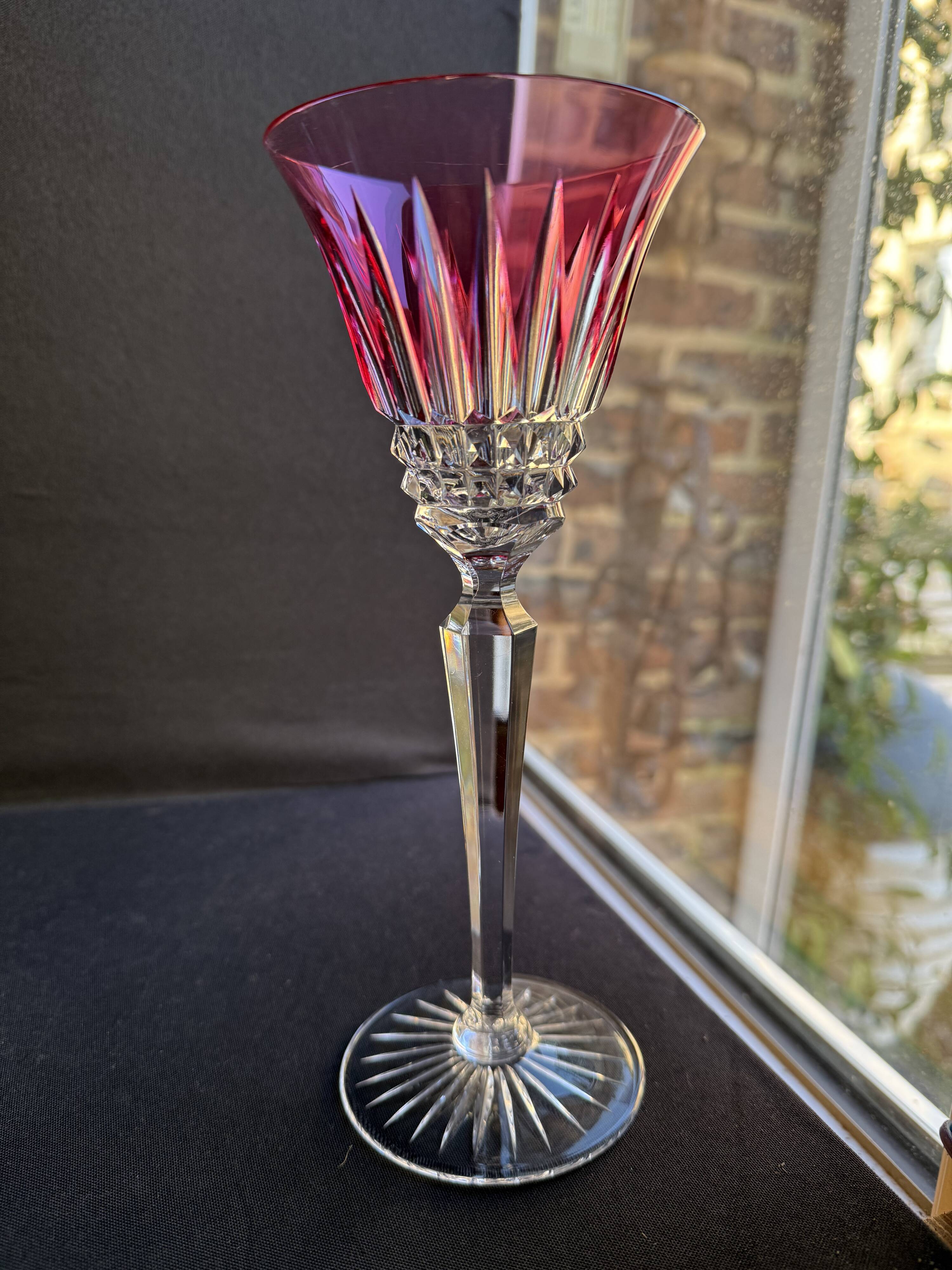 6 Wine Glasses – Double Crystal