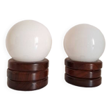 Pair of bedside lamps