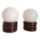 Pair of bedside lamps