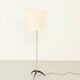Brass and lacquered metal floor lamp, Spain, 1950s