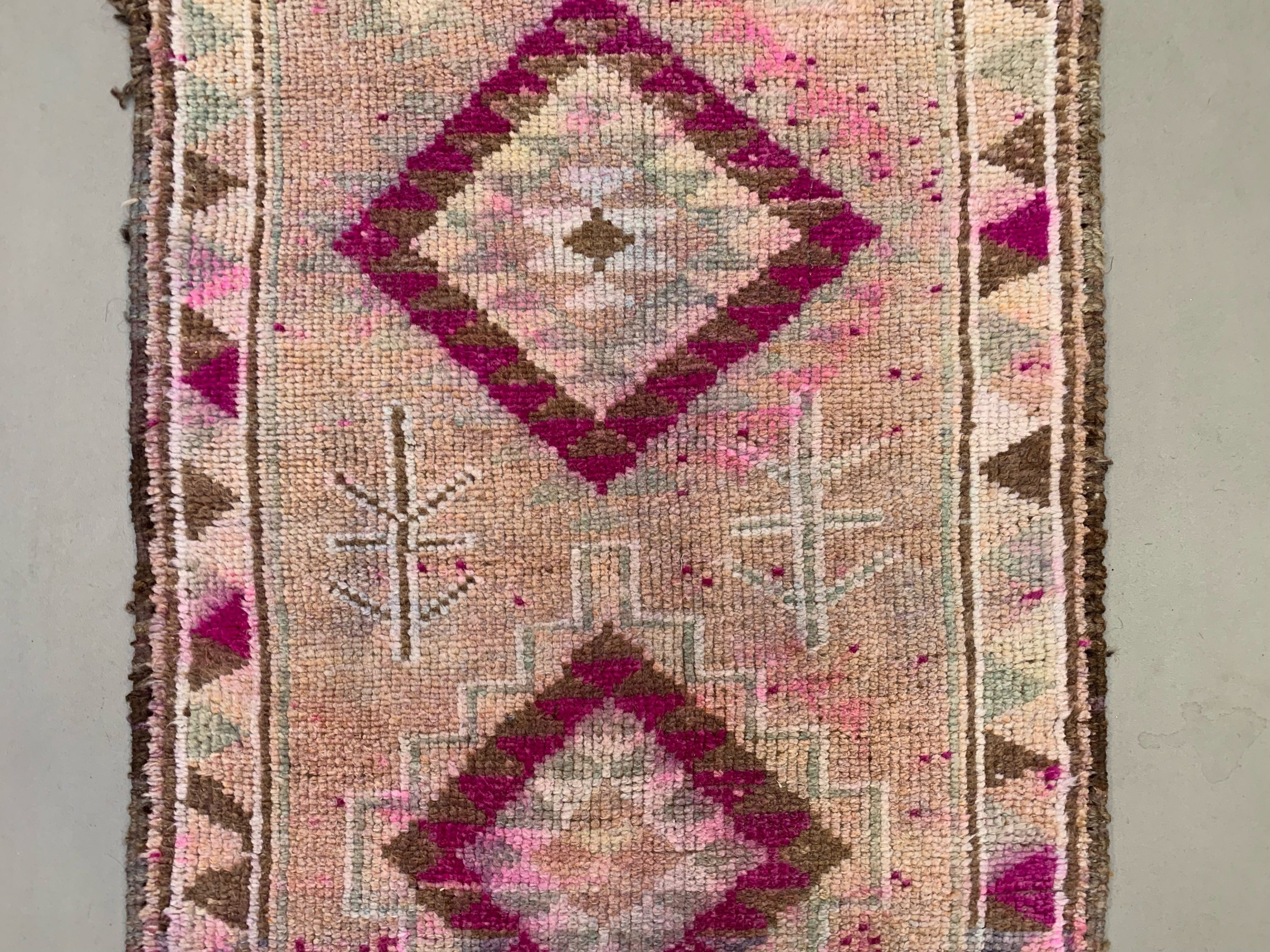 Vintage turkish runner 391x87cm