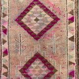 Vintage turkish runner 391x87cm