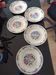 Set of 5 plates from 1930 signed Marcel Goupy