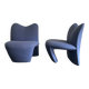 Paire de fauteuils vintage