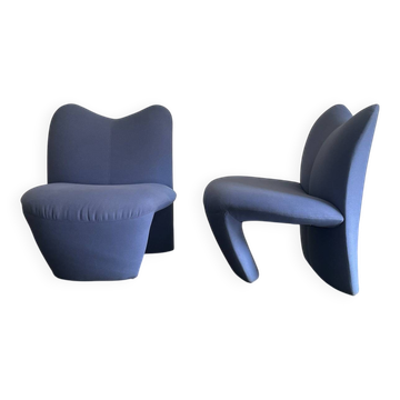 Paire de fauteuils vintage