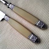 Cutting service Forged steel and bovine horn