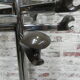 Vintage chrome standing coat rack