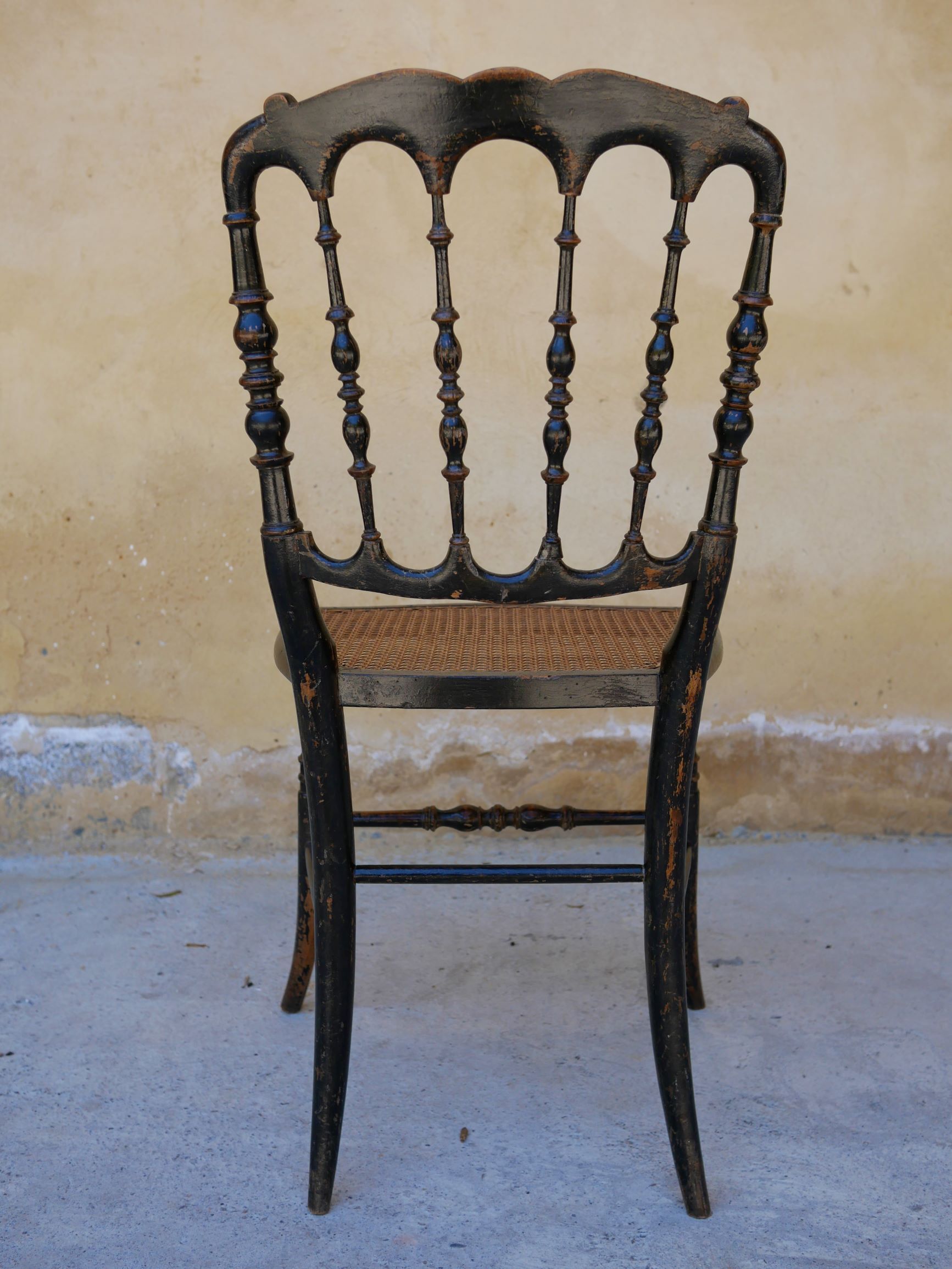 Napoleon III Chair in wood and cannage, twenties