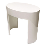 Lacquered wood side table