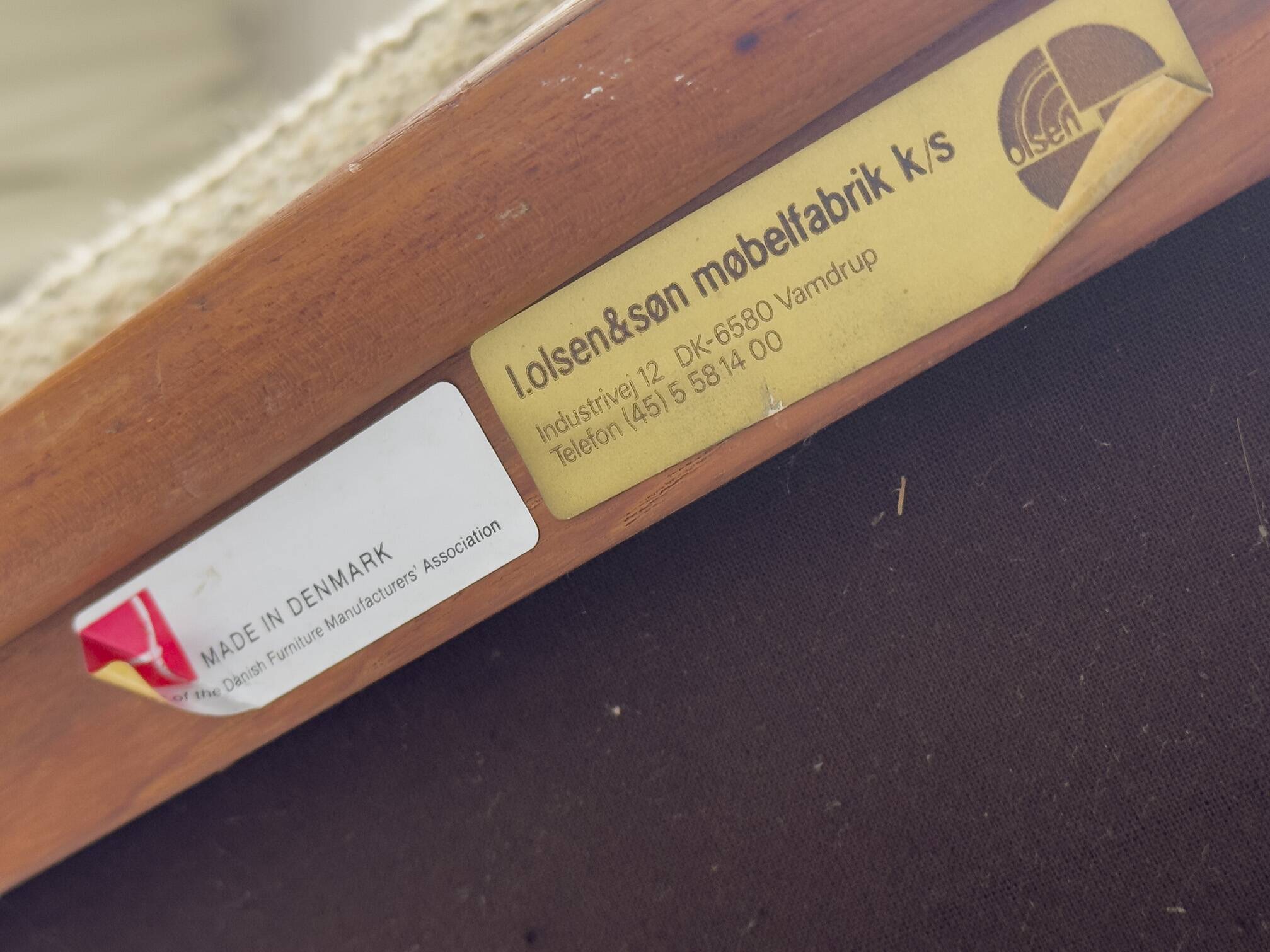 Mid-Century Lounge Chair by L. Olsen & Son, 1970s