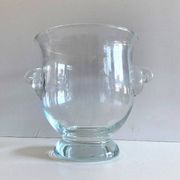 Gros Seau à Champagne ou Glace Rafraichissoir Vase Terrarium Verre Soufflé