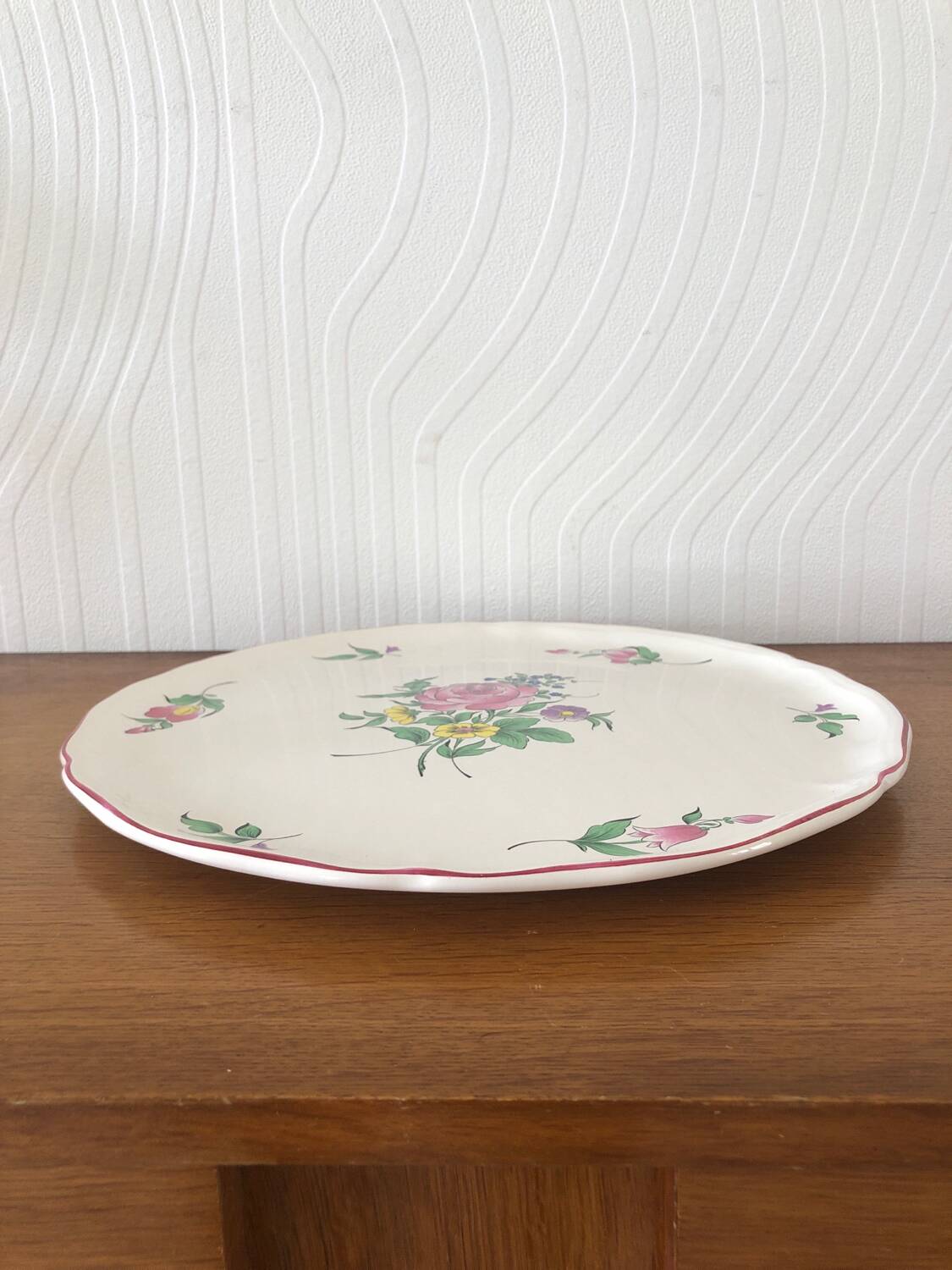 Earthenware pie dish from Luneville KG