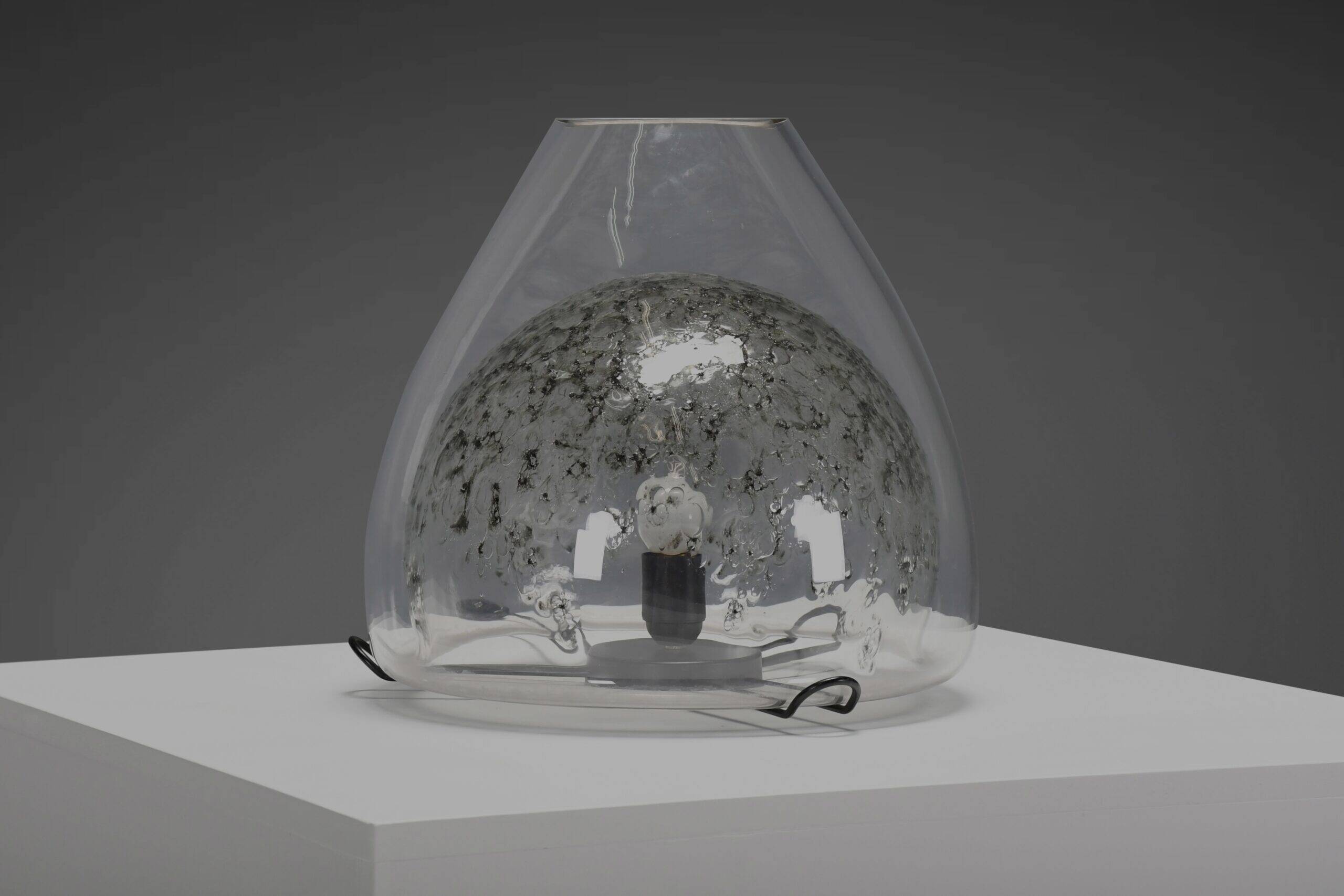 Large Murano glass table lamp by La Murrina, Italy 1970s