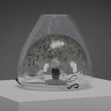 Large Murano glass table lamp by La Murrina, Italy 1970s