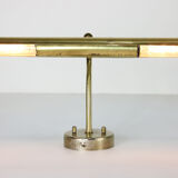 Vintage brass wall piano lamp
