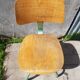 Former Anatomic metal workshop chair - seated - vintage adjustable wood file