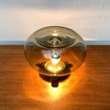 Lampe de Table en Verre Bulbe Espace Années 1960 Milieu du Siècle