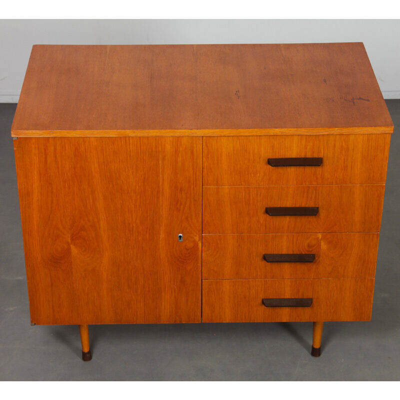 Vintage wooden chest of drawers edited by UP Zavody, 1960