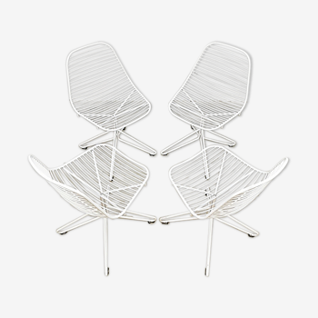 Design dining wire chairs henrik pedersen houe ‘string’