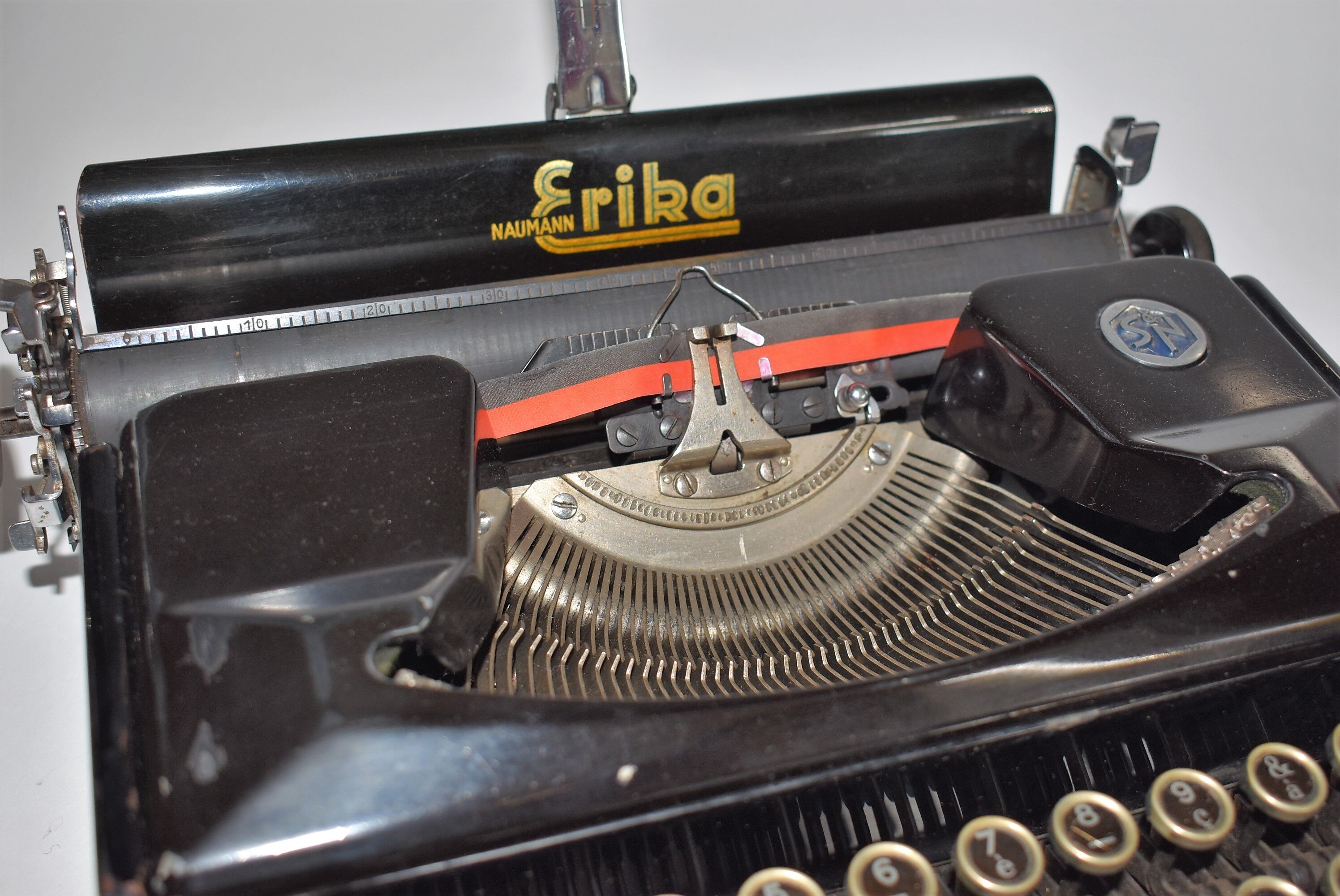 Old typewriter Erika Naumann portable circa 1940