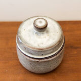 Covered pot in glazed stoneware Jeanne and Norbert Pierlot