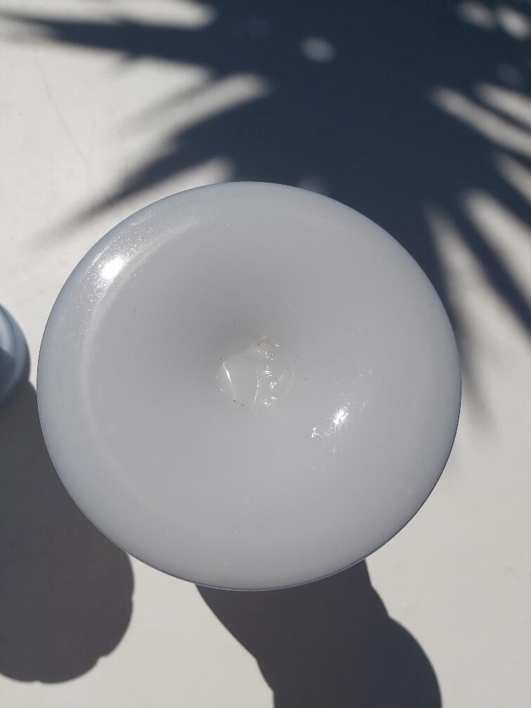 Paire de vases en opaline romantique Napoléon III
