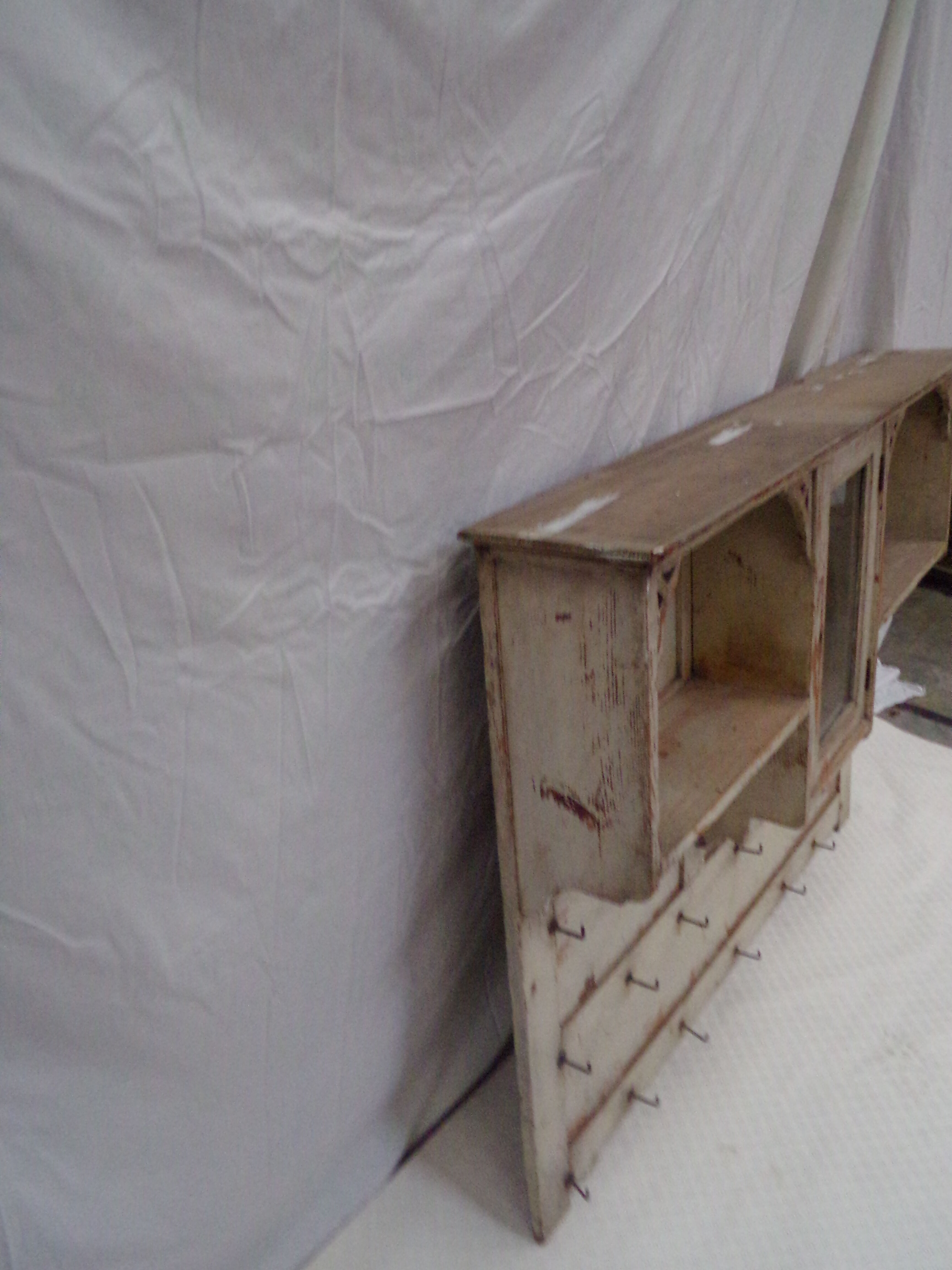 Wooden hotel key holder